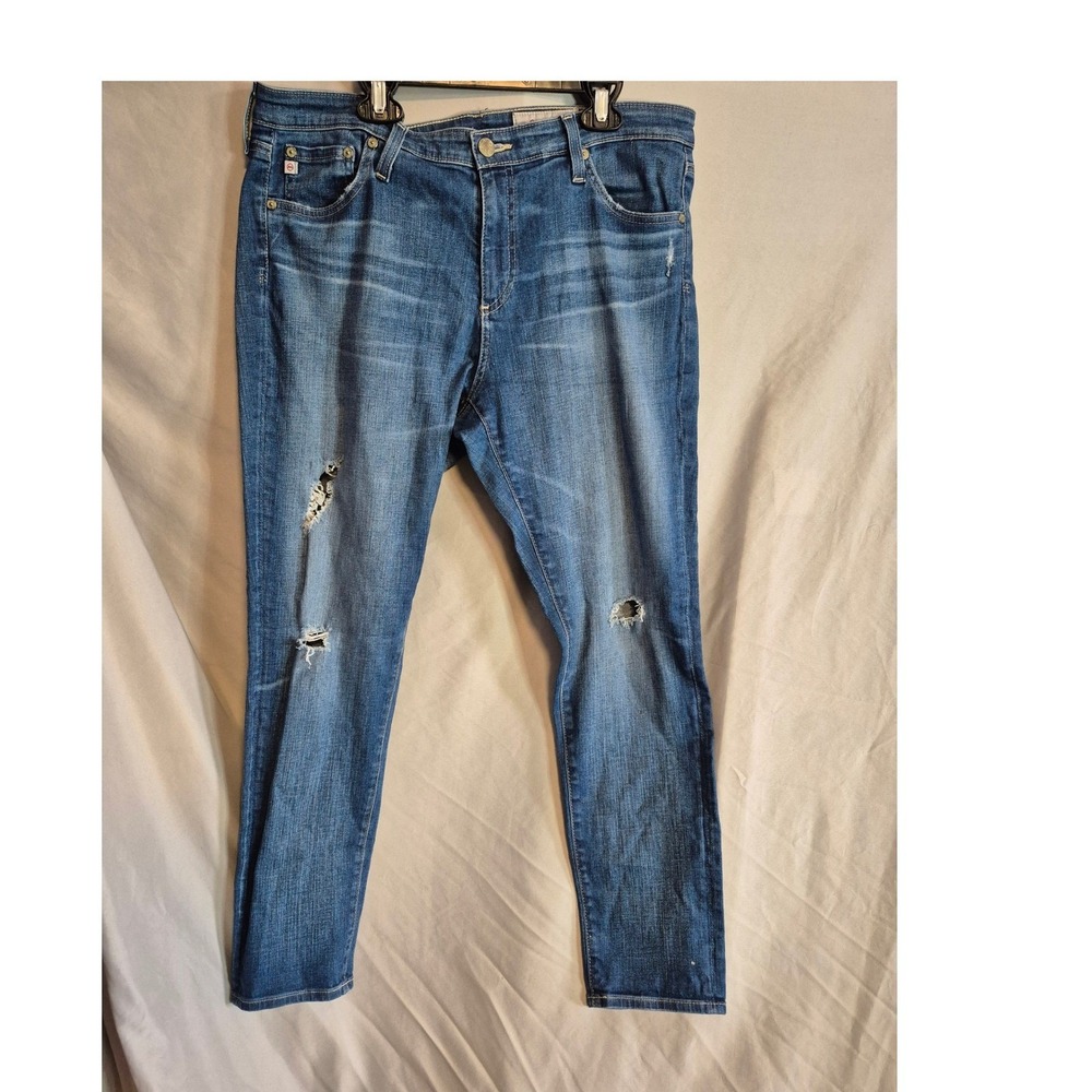 AG Adriano Goldschmied The Legging Ankle Super Skinny Distressed Jeans